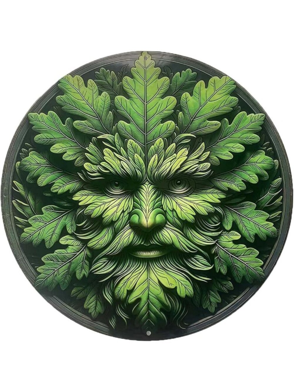 2D Metal Tree Man Wall Art Decor - 11.8 Inch Outdoor Garden & Indoor Wall Decor